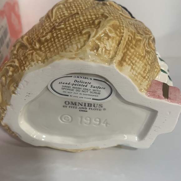 1994 Fitz Floyd Renaissance Santa Christmas Sugar & Creamer Set NIB - Picture 6 of 9